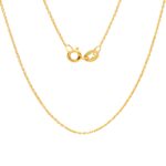 Cadena Eslabones Oro 18K 50cm-1,5 mm