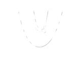 Cadena Veneciana Blanca 45cm-0.6mm