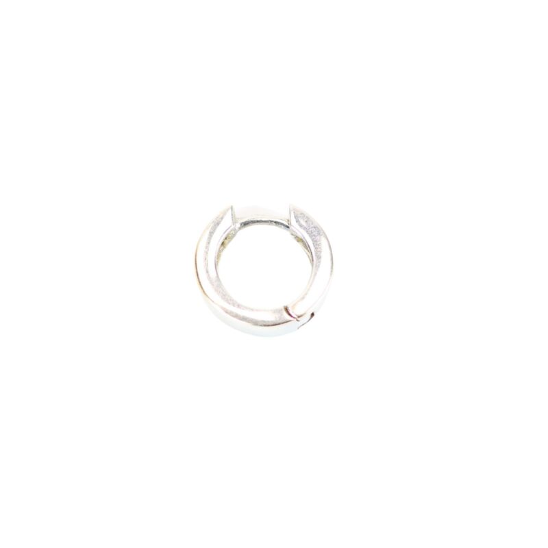 Candonga Unidad Oro Blanco Tubular Lisa 13,30mm-3,49mm