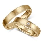 Argollas De Matrimonio Travesia Juntos Oro 18K