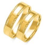Argollas De Matrimonio Amor Radiante Oro 18K