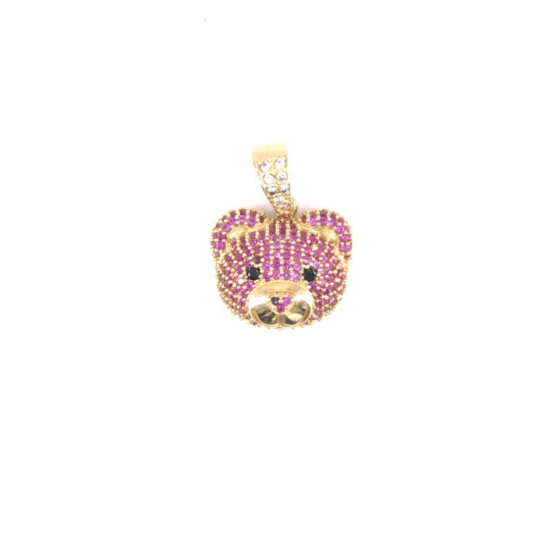 Dije Oso Teddy Rose 24,40mm-18mm