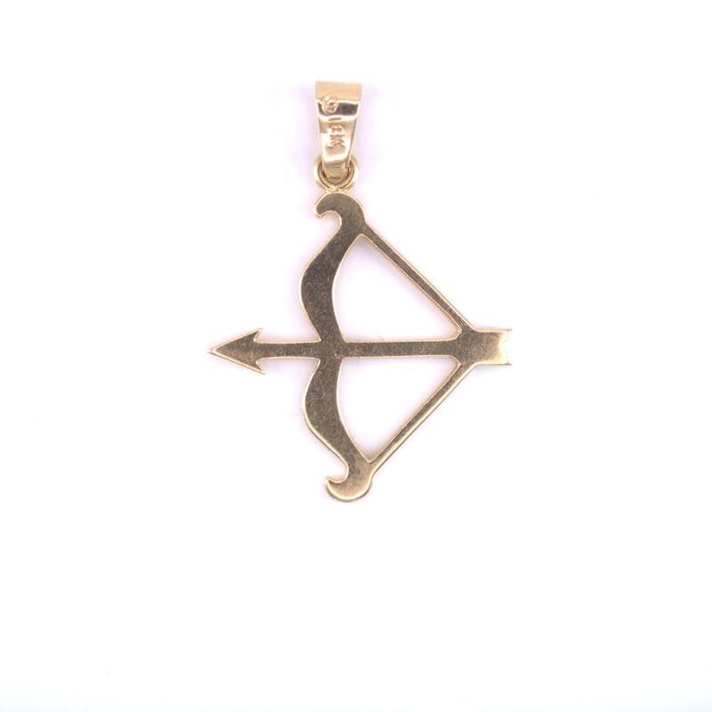 Dije Arco con flecha Oro rosa de 37mm-26mm
