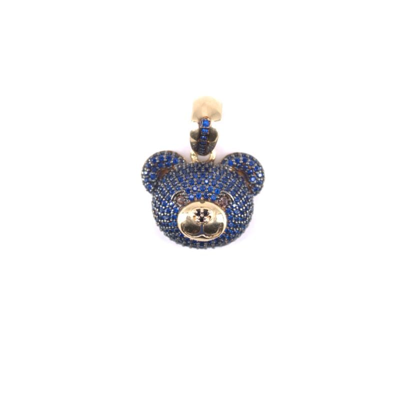 Dije Oso Teddy Blue Black 28mm-22mm