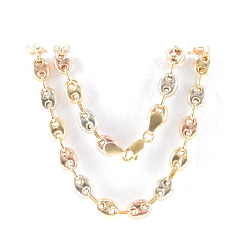 Cadena Gucci tres oros 60cm-6,10mm