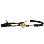 Brazalete Tejido Negro VC&A Diamantado 8,09mm