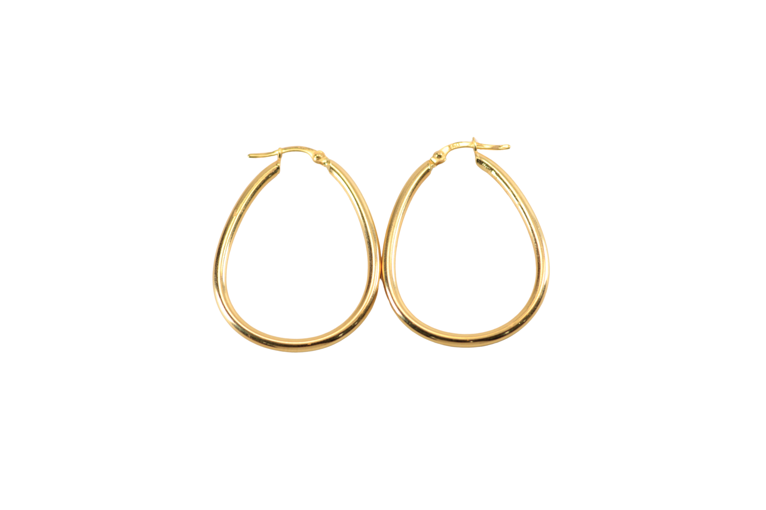 Diseño sin título (1) Candongas Tubular Ovalada Gota 37,20mm-2,38mm - Imagen 1