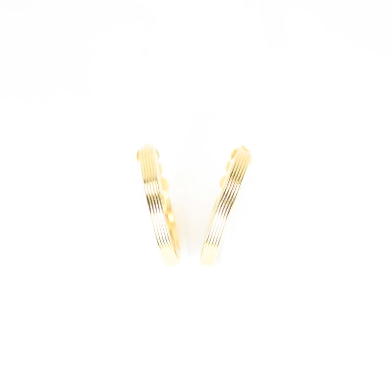 Candongas Tubular Plana Líneas 20,76mm-4,06mm