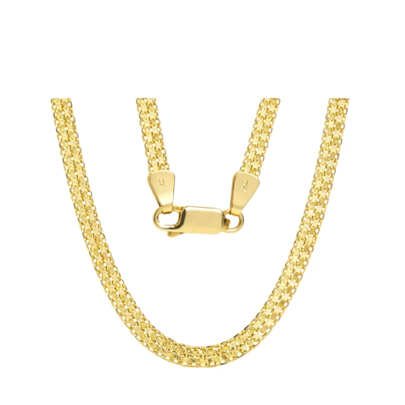 Cadena Bismark Oro 18K 60cm-3,75mm