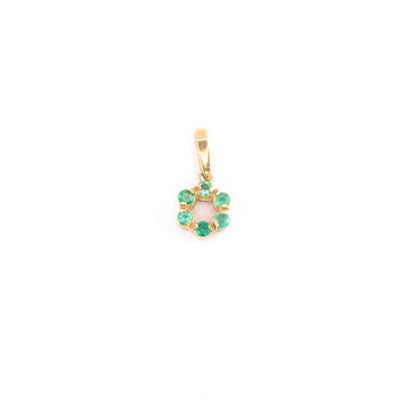 Dije Esmeralda Circular 0,28ct 15,72mm - 7,50mm