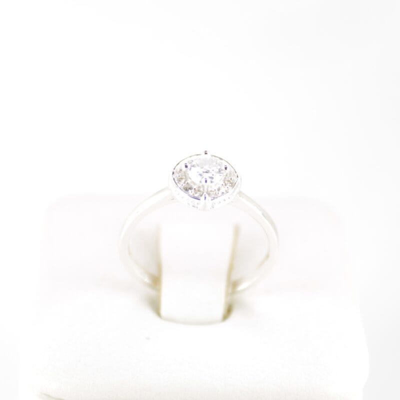 Anillo ponque circones plata