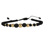 Brazalete tejido negro Symphony