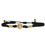 Brazalete tejido Negro Virgen guadalupe