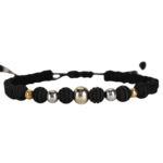 Brazalete tejido Negro West