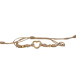 Brazalete tejido Nude corazon