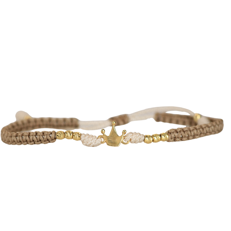Brazalete Tejido Nude Corona