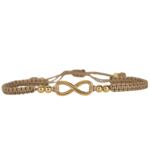 Brazalete Tejido Nude Infinito.