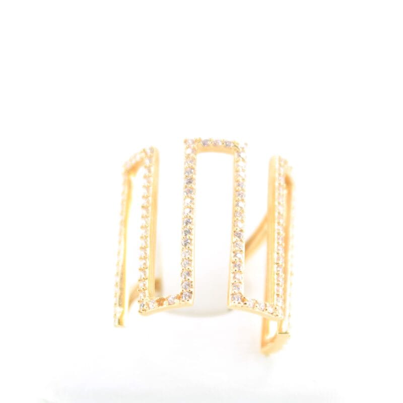Anillo Zigzag circones talla 7