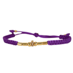 Brazalete Tejido Morado circle