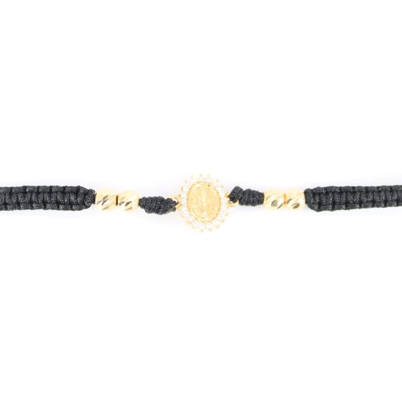 Brazalete tejido negro virgen ice