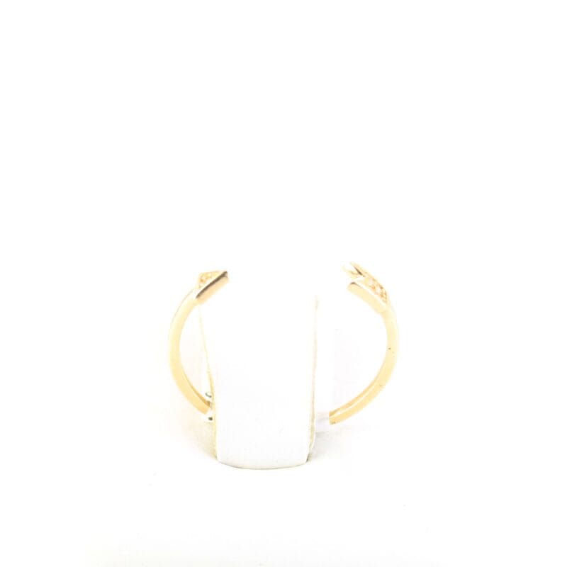 Anillo flecha circones Talla 6