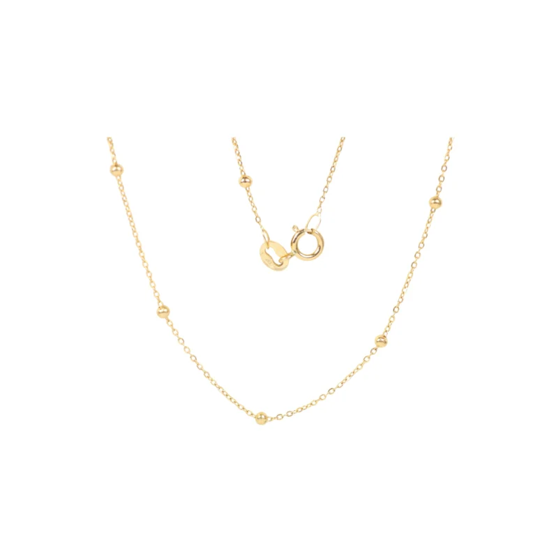 Cadena Eslabones Militar Oro 18K 40cm-1,88mm