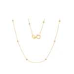 Cadena Eslabones Militar 18K 50cm-1,90mm