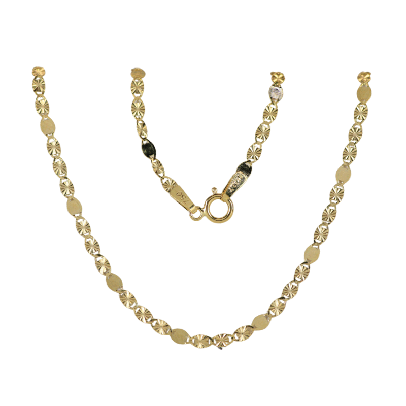 Cadena Crispeta Valentino 45cm-2mm 0,2mm