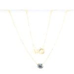 Cadena Punto De Luz Zafiro 3,5mm (0,14Cts) 3,5mm 3,5mm