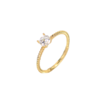 Anillo Promesa Torneado – Talla 7 4.9mm 1.5mm