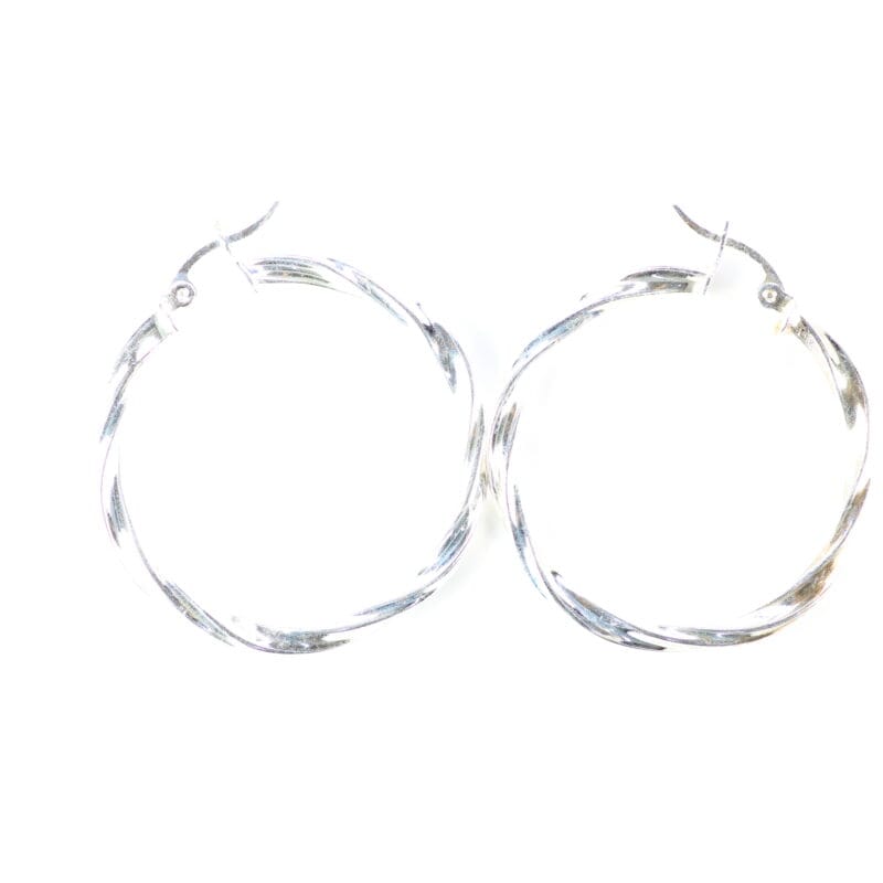 Candongas plata melcocha 41,7mm