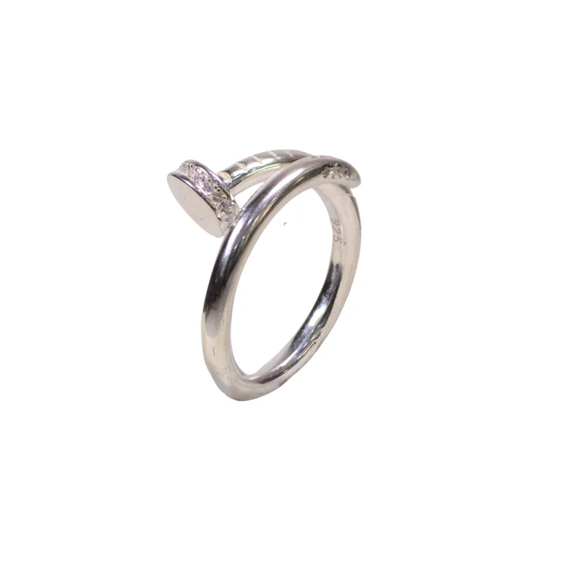 Anillo Clavo Cartier Plata - Talla 8