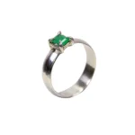 Anillo Esmeralda Medieval Plata 8-5mm-7,3mm - Talla 8