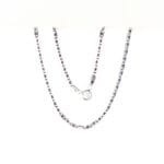 Cadena Valentino Oro Blanco 45cm-1,5mm 0,2mm