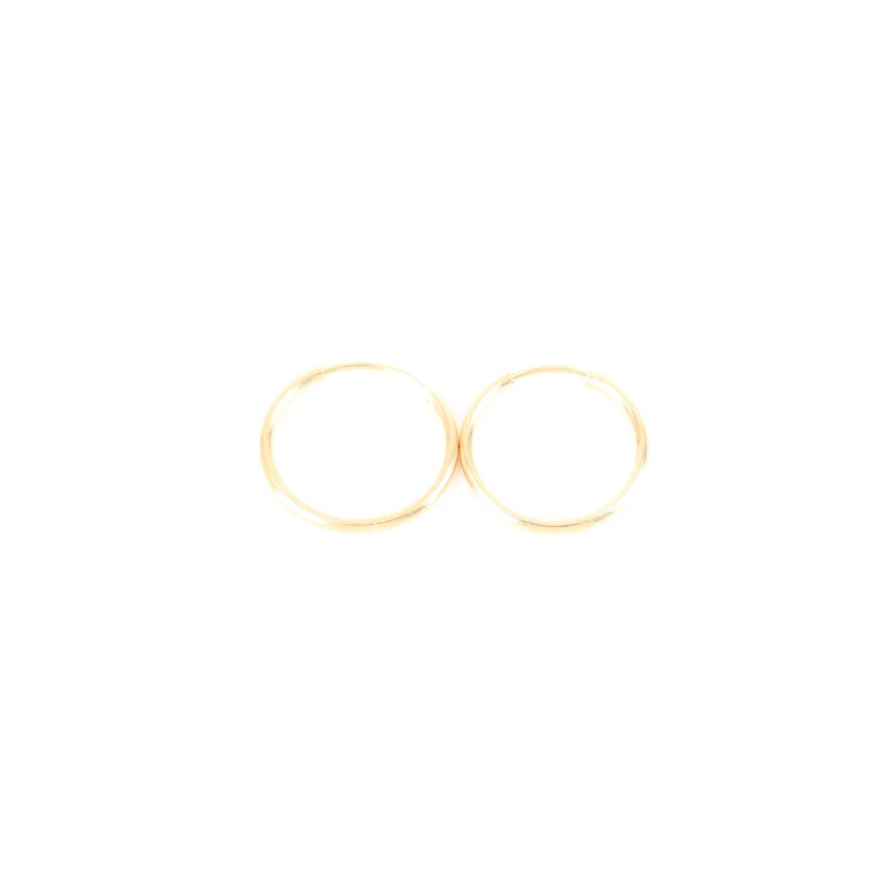 Candongas lisas 13,6mm-1,2mm