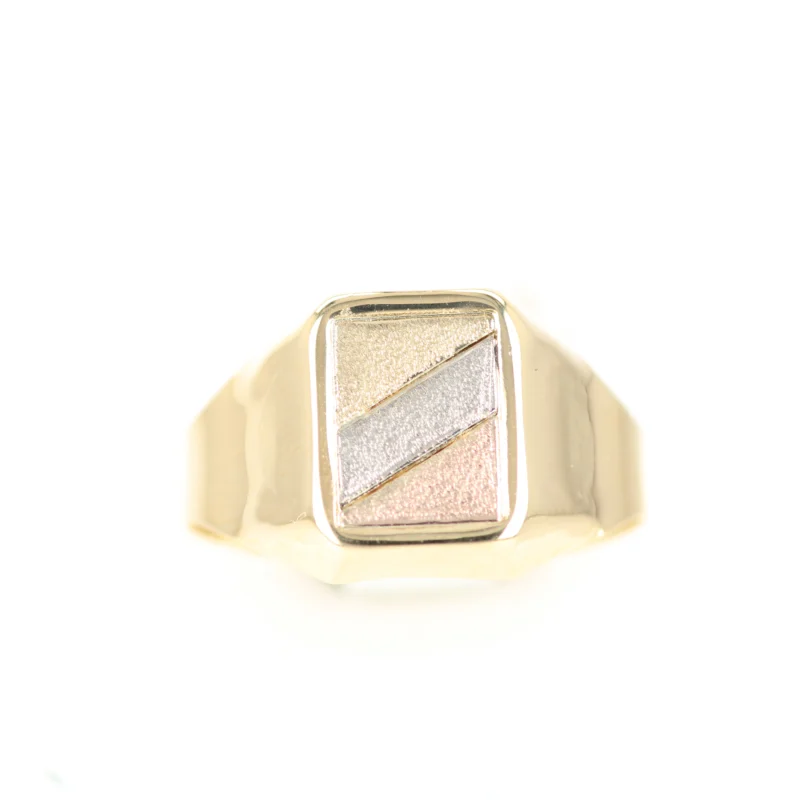 Anillo tres oros Talla 11 13,4mm-10mm