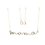 Cadena Mamá 45cm-4mm 0,7mm