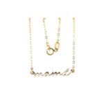 Cadena Mamá Punto De Luz Diamante 45cm-2,40mm 1,5mm