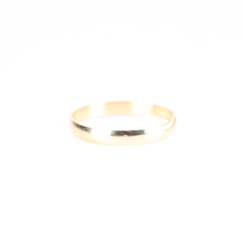 Anillo media caña talla 5,5  2,6mm-0,9mm