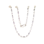 Cadena militar oro blanco diamantado 60cm-2,6mm