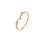 Anillo V 3 Circones Talla 7,5 5,1mm-1mm