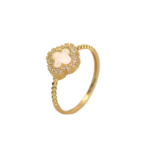 Anillo VC&A Nácar Ice talla 7,5 9,8mm-1,4mm