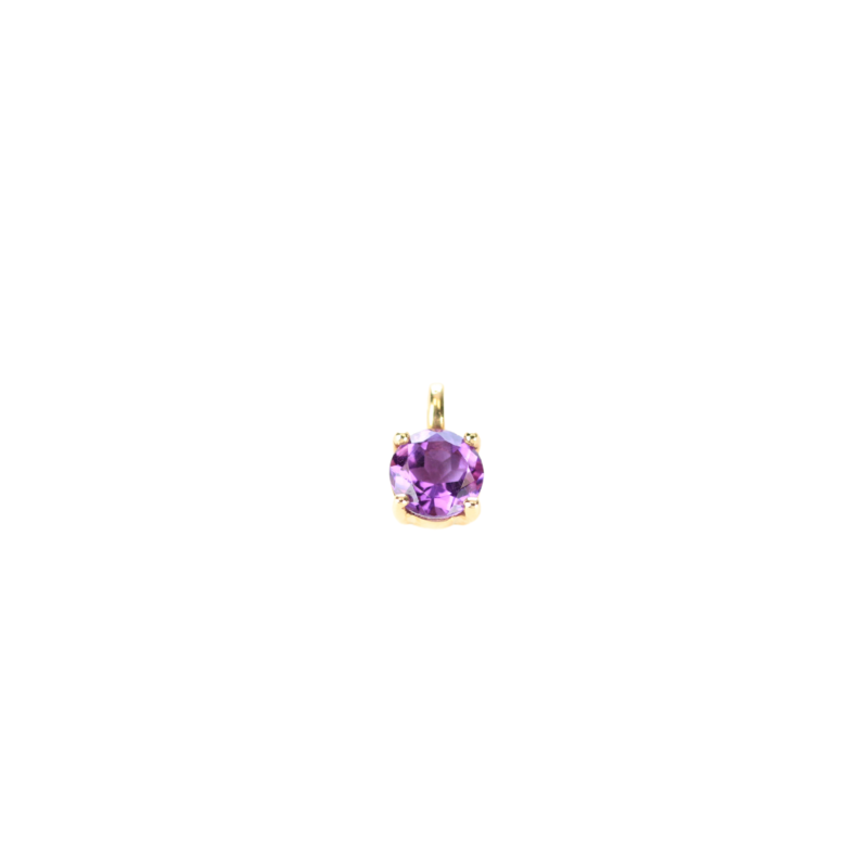 Dije Amatista (0,40cts) 9,9mm-6mm 4,5mm