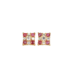 Topos Rubi Y Diamante Noxta (0,40cts-0,63cts) 8,4mm-8,33mm 4mm