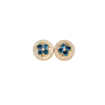 Topos Diamante Azul Aureal (0,50cts-0,30cts) 9,9mm 2,6mm