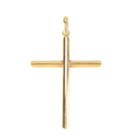 Dije Cruz grande tubular 50mm-35mm