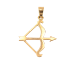 Dije Arco con flecha Oro rosa de 37mm-26mm