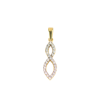 Dije Infinito con Circones de 30mm-7,40mm