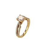 Anillo Moissanita Diana 1,0ct - 6,5mm - 23 0,25ct Talla 7