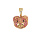 Dije Oso Teddy Rose 24,40mm-18mm